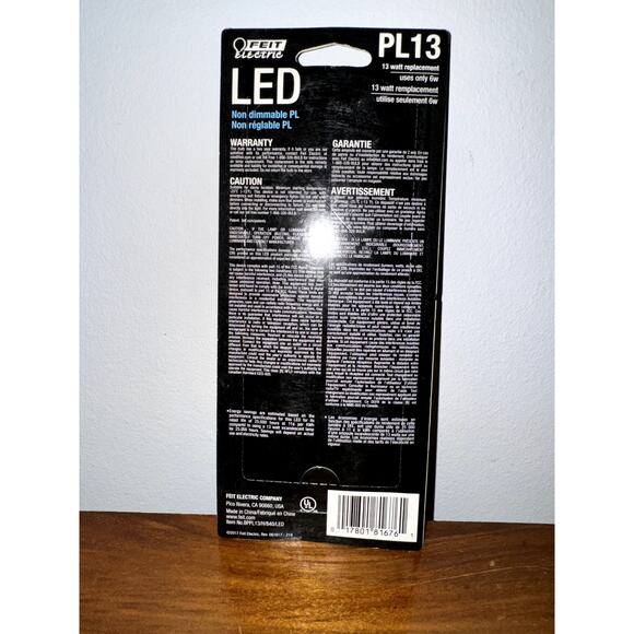 Feit Electric 2 Pin PL13 GX23 LED Bulb Cool White 13 Watt Lot of 2 - Picture 3 of 6